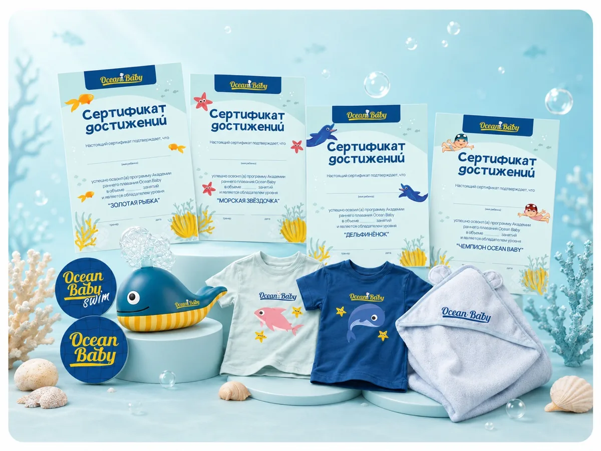 Сертификаты достижений Ocean Baby